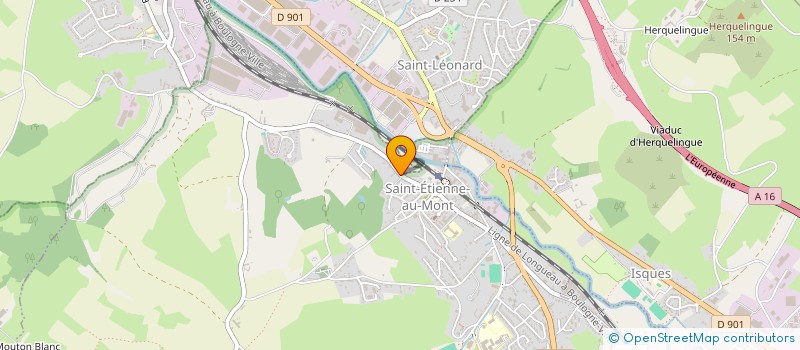 localisation de l'entreprise L'AILE DE L'@ROBASE  SAINT-ETIENNE-AU-MONT