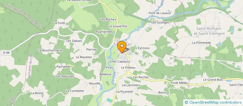 localisation de l'entreprise L'AILE FAN ROSE  SAINT-JEAN-DE-COLE