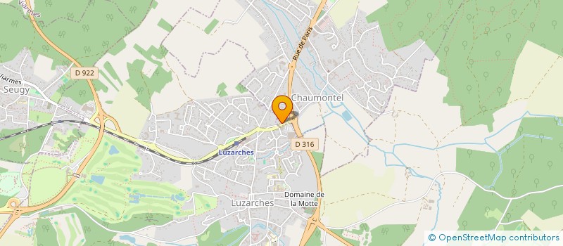 localisation de l'entreprise L'AILE OU LA CUISSE  CHAUMONTEL