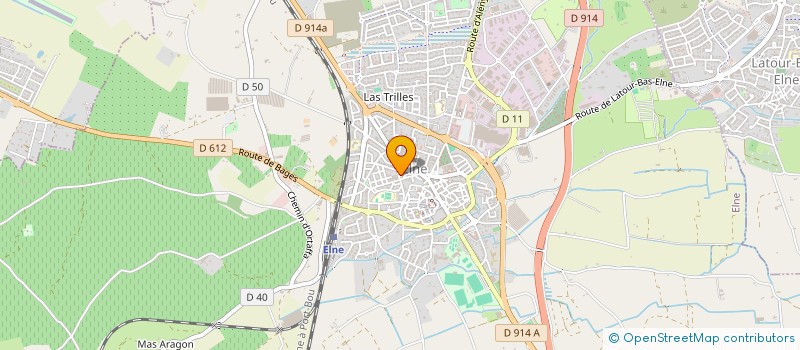 localisation de l'entreprise L'AILE UNIVERSELLE à ELNE