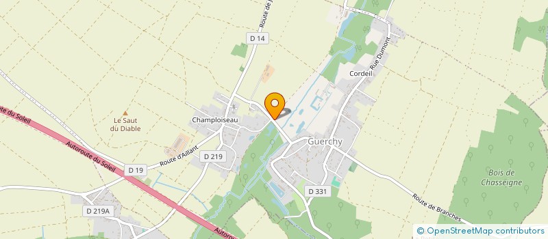 localisation de l'entreprise L'AILLANTAISE  VALRAVILLON