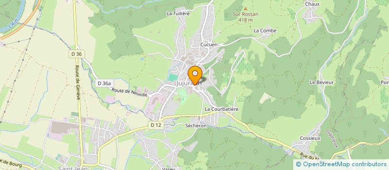 localisation de l'entreprise L'AIN'DISPENSABLE à JUJURIEUX
