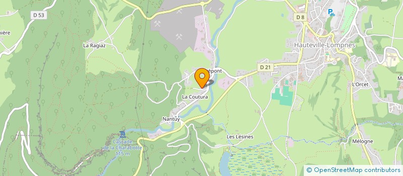 localisation de l'entreprise L'AINFLORESCENCE  PLATEAU D'HAUTEVILLE