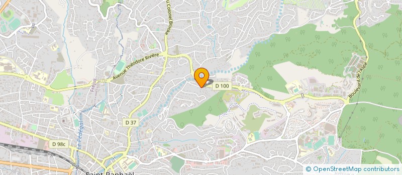 localisation de l'entreprise L'AIR D'AZUR  SAINT-RAPHAEL