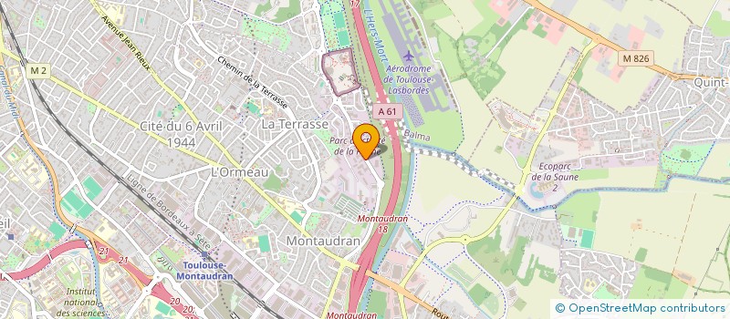localisation de l'entreprise L'AIR DE LA PLAINE à TOULOUSE