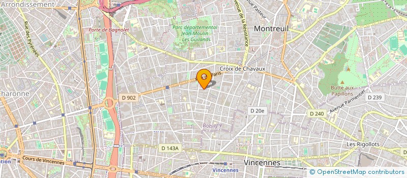 localisation de l'entreprise L'AIR DE LIEN à MONTREUIL