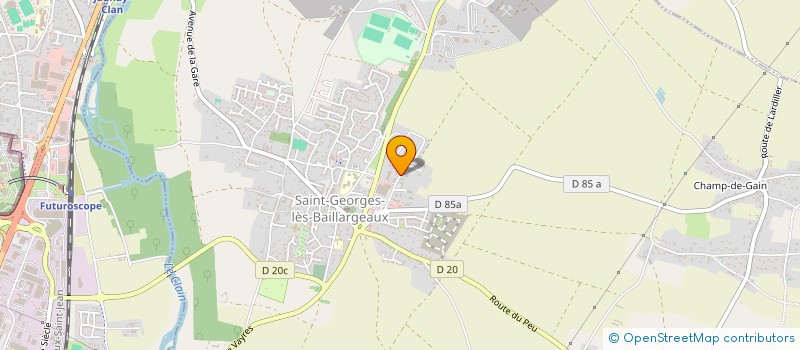 localisation de l'entreprise L'AIR DU BIEN ETRE à SAINT-GEORGES-LES-BAILLARGEAUX
