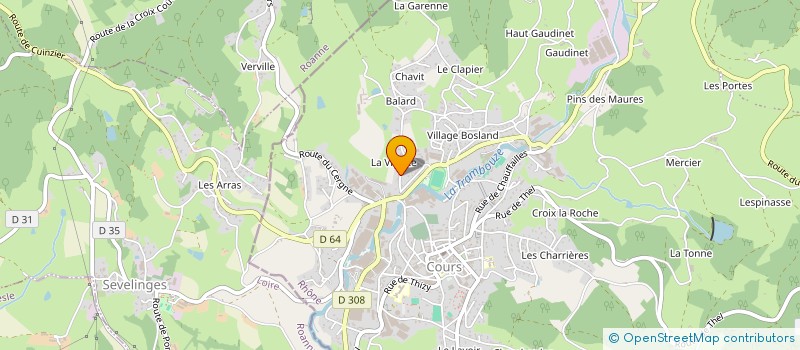 localisation de l'entreprise L'AIR DU CONFORT à COURS