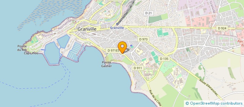 localisation de l'entreprise L'AIR DU LARGE à GRANVILLE