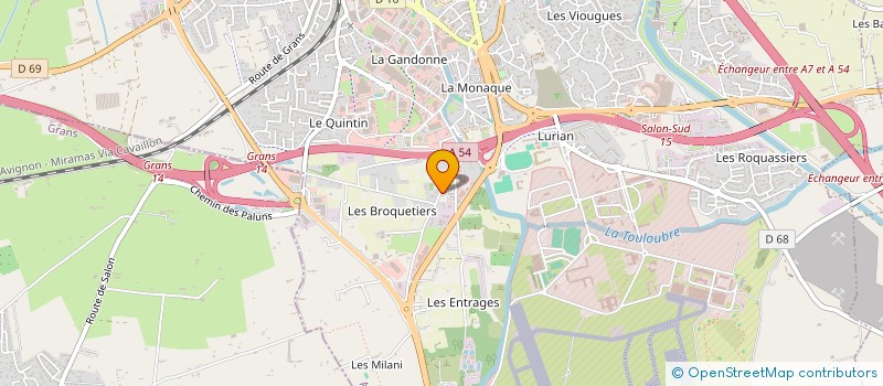 localisation de l'entreprise L'AIR DU PNEU à SALON-DE-PROVENCE