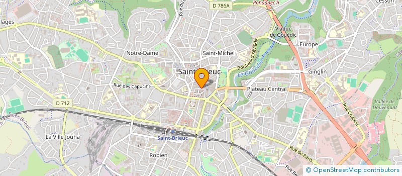 localisation de l'entreprise L'AIR DU TEMPS à SAINT-BRIEUC