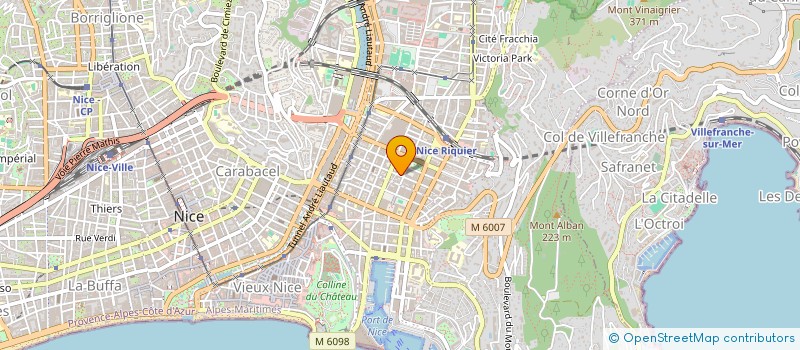 localisation de l'entreprise L'AIR DU TEMPS à NICE