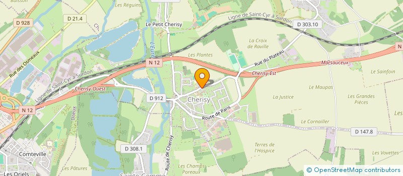 localisation de l'entreprise L'AIR DU TEMPS à CHERISY