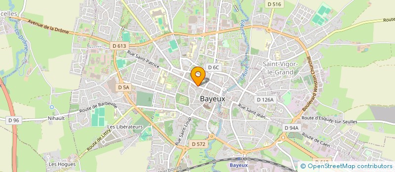 localisation de l'entreprise L' AIR DU TEMPS BAYEUX  BAYEUX