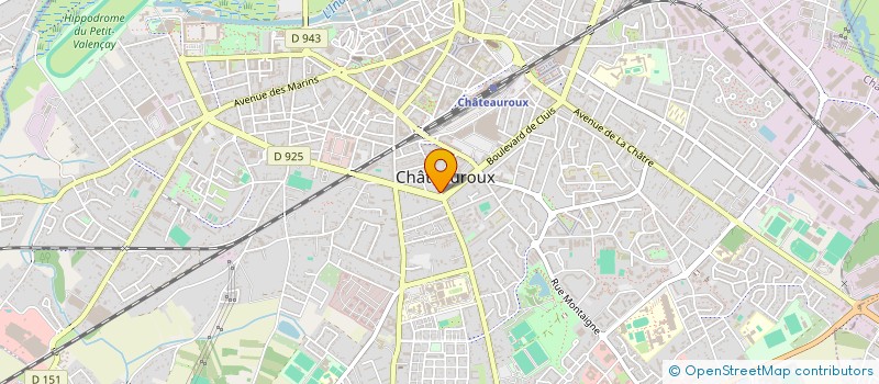 localisation de l'entreprise L'AIR ENTENDU à CHATEAUROUX