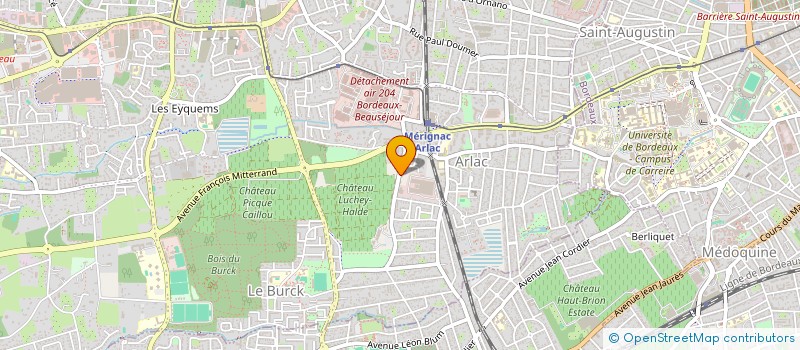 localisation de l'entreprise L'AIR ET MOI NOUVELLE AQUITAINE  MERIGNAC
