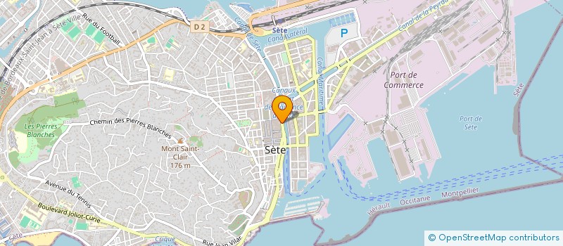 localisation de l'entreprise L'AIR MARIN à SETE