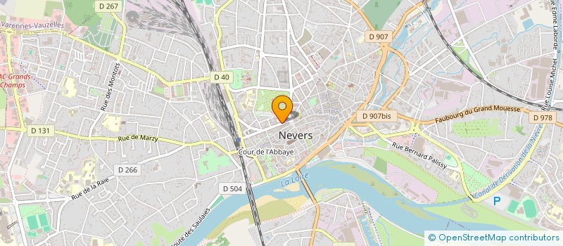 localisation de l'entreprise L AIR MARIN à NEVERS