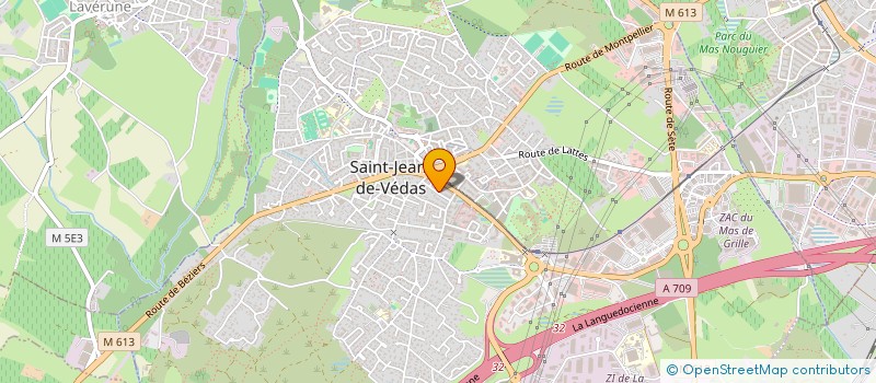 localisation de l'entreprise L'AIR NATUREL  SAINT-JEAN-DE-VEDAS