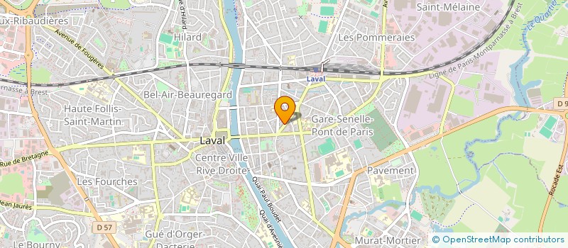 localisation de l'entreprise L'AIR O NATUREL à LAVAL