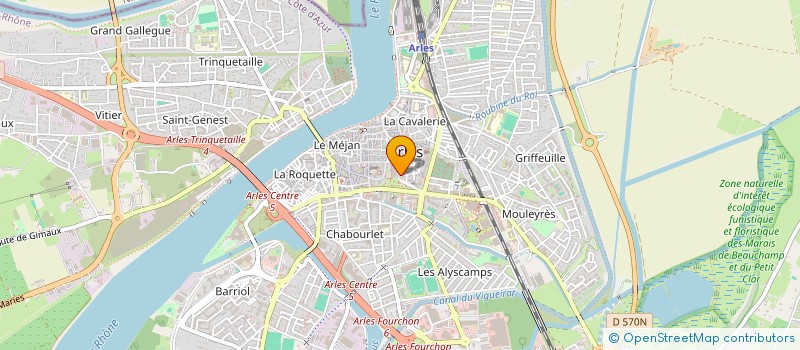 localisation de l'entreprise L'AIRE D'ARLES à ARLES