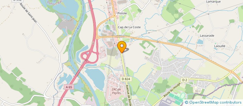 localisation de l'entreprise L AIRE DE CAMPAGNE  AIRE-SUR-L'ADOUR