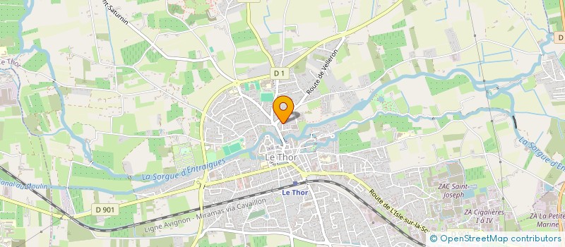 localisation de l'entreprise L'AIRE DE TEMPS  LE THOR