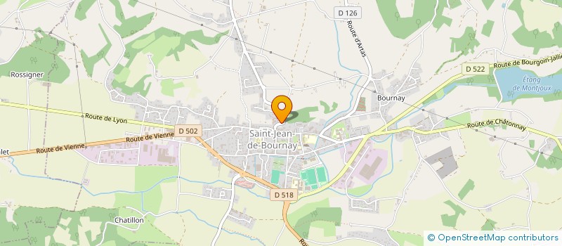 localisation de l'entreprise L'AIRE DES 4 SAPINS  SAINT-JEAN-DE-BOURNAY