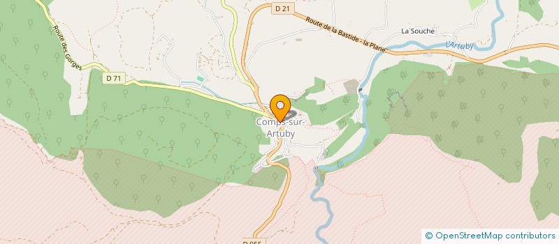 localisation de l'entreprise L'AIRE DES MOBS à COMPS-SUR-ARTUBY
