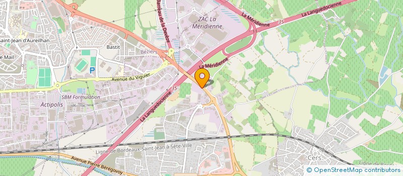 localisation de l'entreprise L'AIRE DES PINS à PORTIRAGNES
