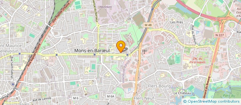 localisation de l'entreprise L'AIRE DU TEMPS  MONS-EN-BARUL