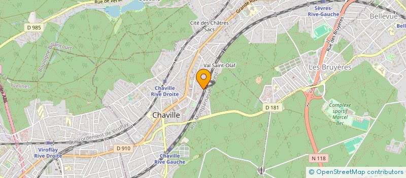 localisation de l'entreprise L AIRE IMMOBILIER à CHAVILLE