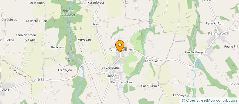 localisation de l'entreprise L'AIRE SOLIDAIRE  SAINT-LAURENT