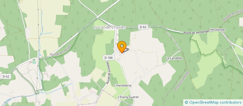 localisation de l'entreprise L'AIREAU à BAUGE-EN-ANJOU