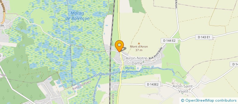 localisation de l'entreprise L'AIRONNOISE  AIRON-NOTRE-DAME