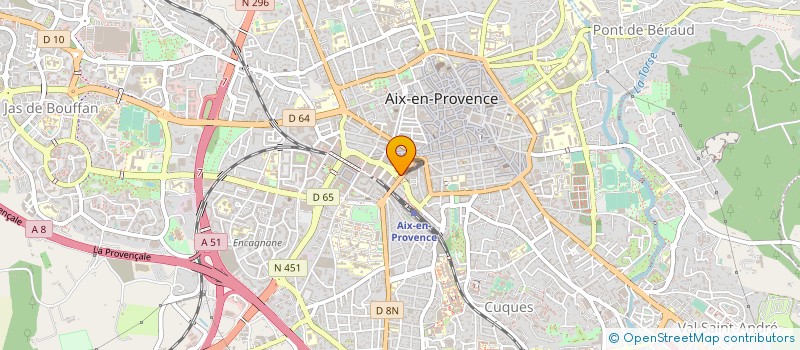 localisation de l'entreprise L'AIXOISE D'OPTIQUE à AIX-EN-PROVENCE
