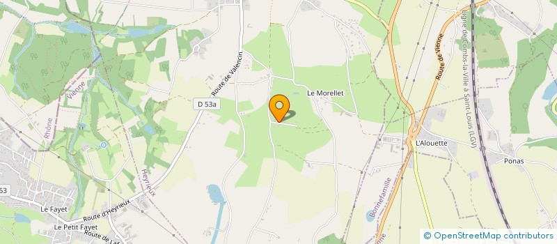 localisation de l'entreprise L'AJOLANE à HEYRIEUX