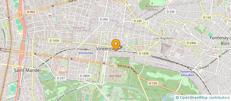 localisation de l'entreprise L'AKOLYT à VINCENNES