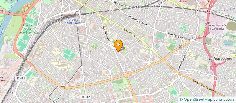 localisation de l'entreprise L'ALADIN à ANGERS