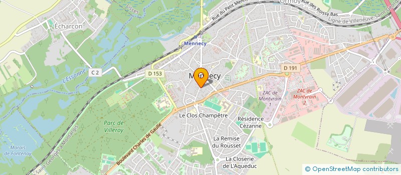 localisation de l'entreprise L ALAMANDA  MENNECY