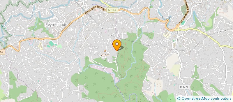 localisation de l'entreprise L'ALAMBIC  PEYMEINADE