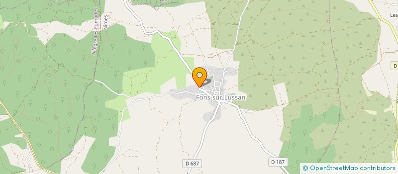 localisation de l'entreprise L'ALAMBIC  LA BRUGUIERE