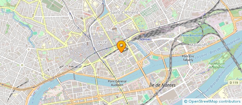 localisation de l'entreprise L'ALAMBIC'THEATRE  NANTES