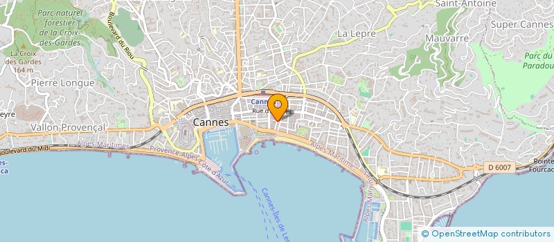 localisation de l'entreprise L'ALASKA à CANNES
