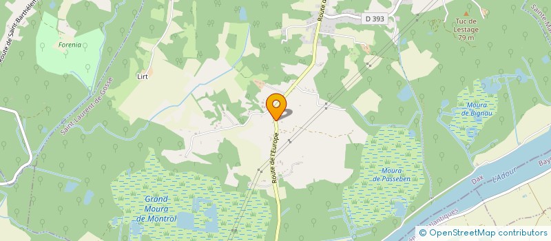 localisation de l'entreprise L'ALBA  SAINT-LAURENT-DE-GOSSE