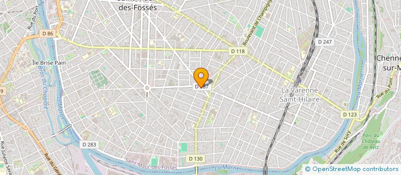 localisation de l'entreprise L'ALBA JR à SAINT-MAUR-DES-FOSSES