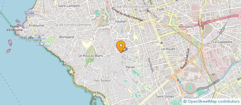 localisation de l'entreprise L'ALBANE à MARSEILLE
