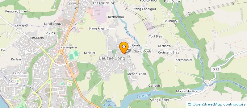 localisation de l'entreprise L'ALBATROS à CONCARNEAU