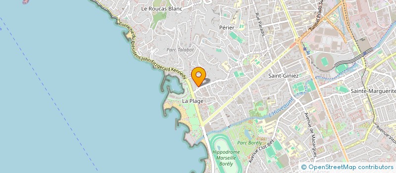 localisation de l'entreprise L'ALBATROS à MARSEILLE
