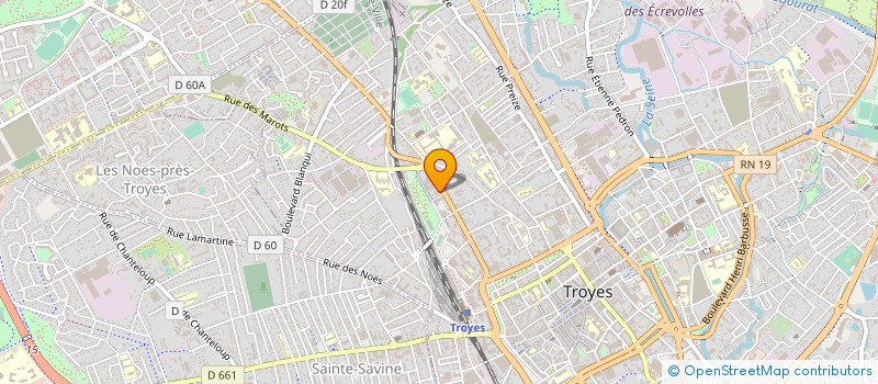 localisation de l'entreprise L'ALBATROS à TROYES
